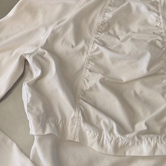 Lululemon hooded Dance Studio Jacket Rib Sleeve SZ 8 - Picture 10 of 13